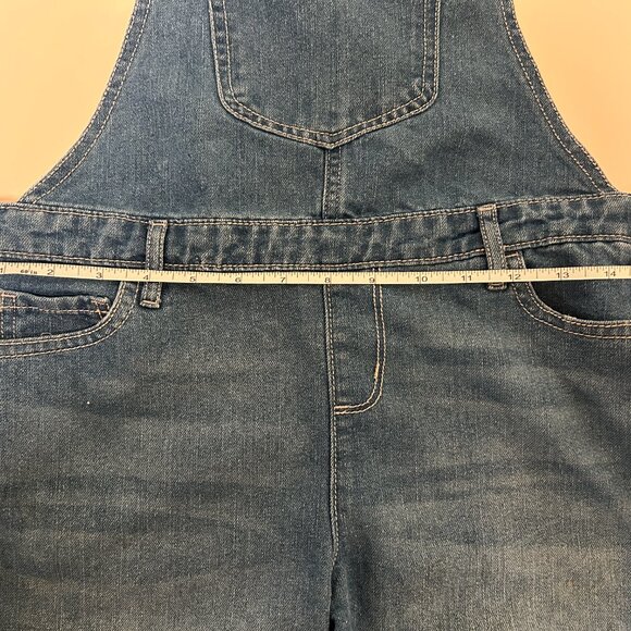 The Children's Place Girls Denim Shortall Overalls - Picture 5 of 6